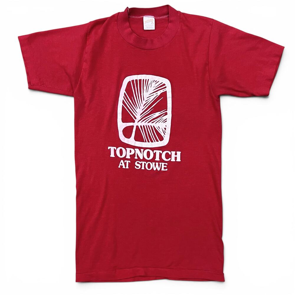 Vintage 70s 80s Topnotch Stowe Ski Touring Center T Shirt Single Stitch USA VT M